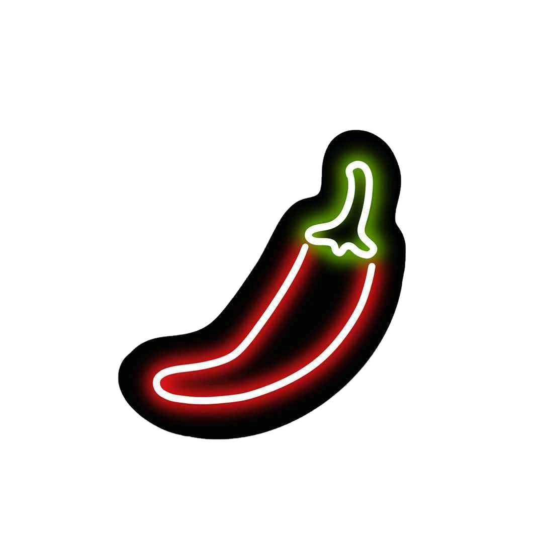 Neon Mirchi Sticker